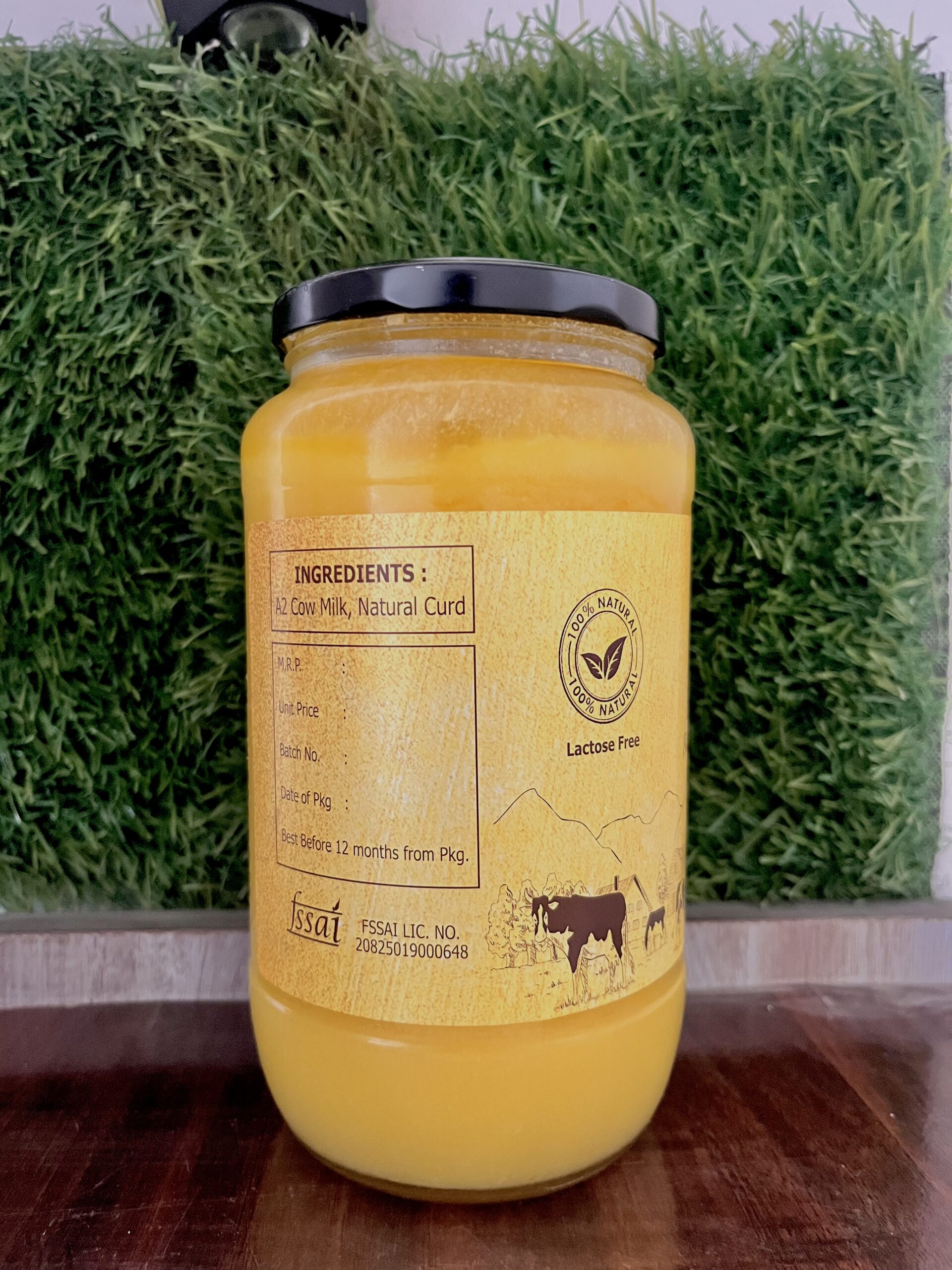 A2 Desi Cow Bilona Ghee1000ml - Image 3