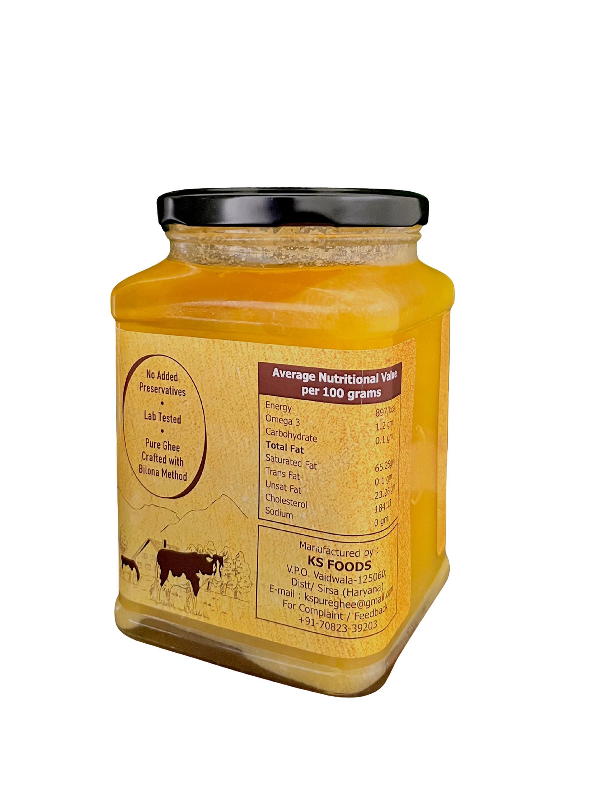 A2 Desi Cow Bilona Ghee 750 ml - Image 2
