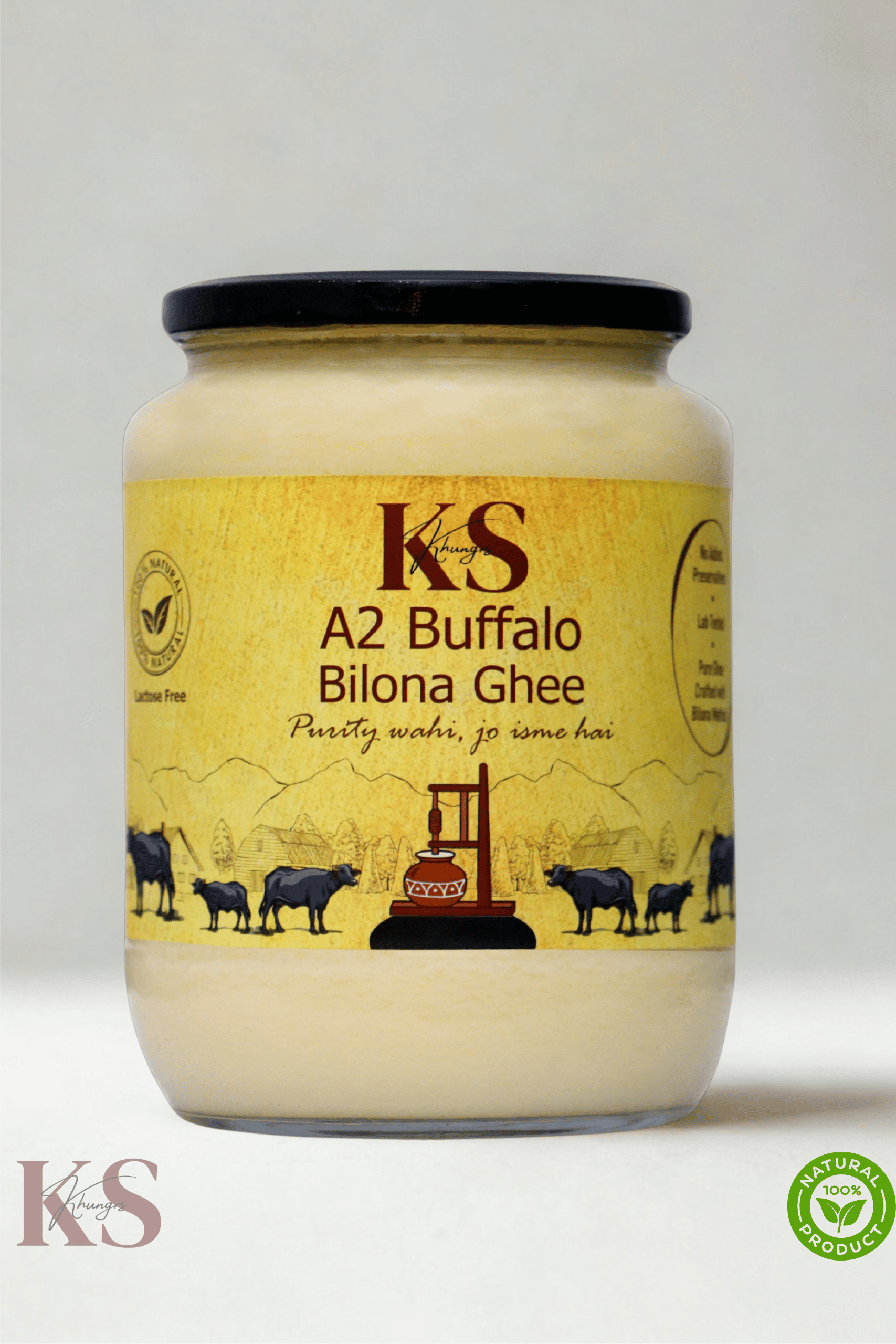 Bilona Buffalo Desi Ghee