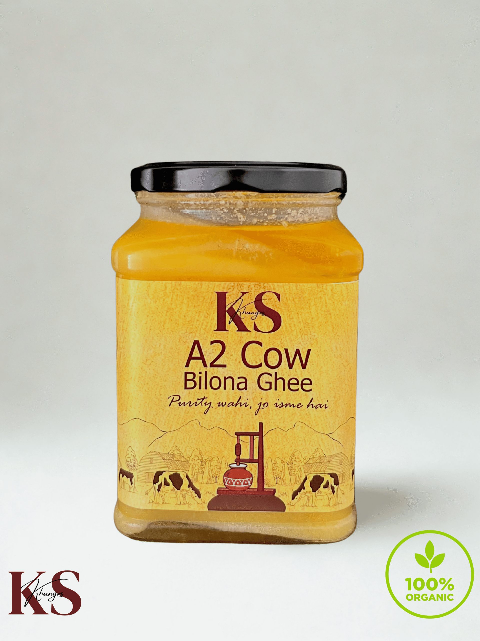 A2 Desi Cow Bilona Ghee750 ml