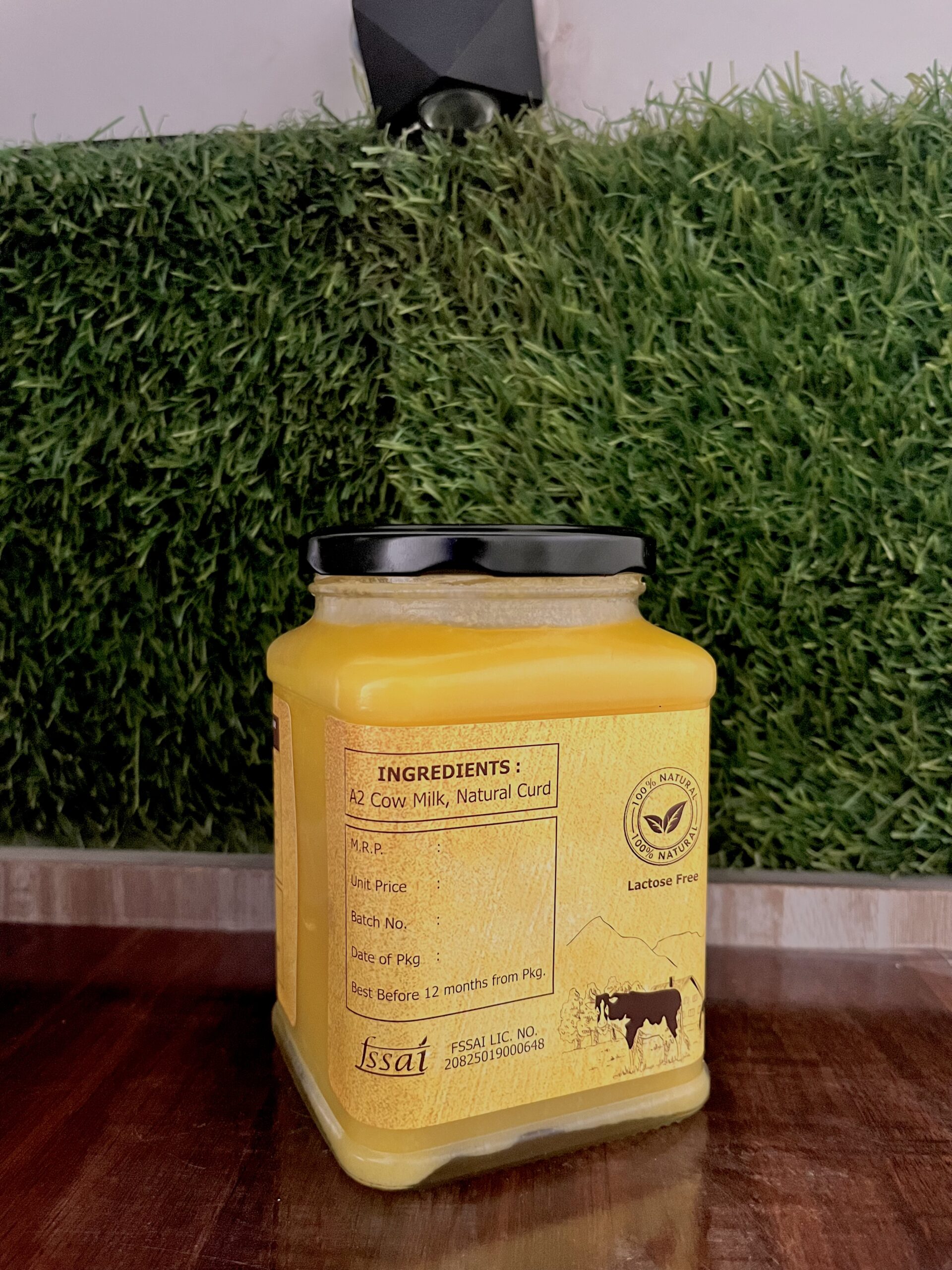 A2 Desi Cow Bilona Ghee750 ml - Image 3